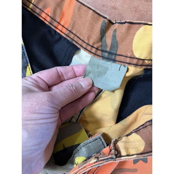 Rothco CARGO COMBAT PANT TWO TONE CAMO Unisex 32x30 Distressed Large Button Fly - Picture 11 of 16